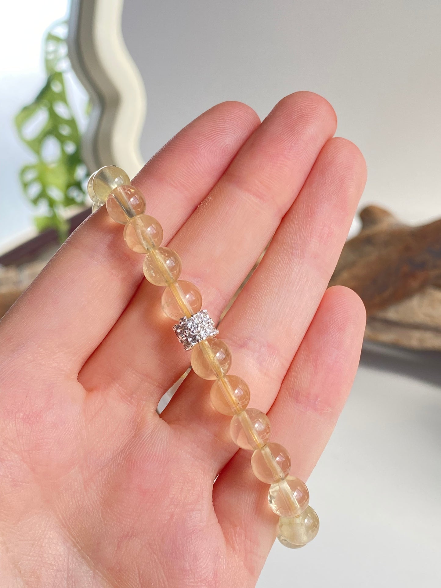 Bracciale quarzo citrino