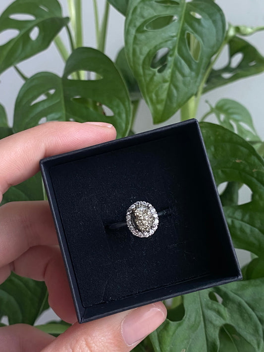 Anello PIRITE grezza