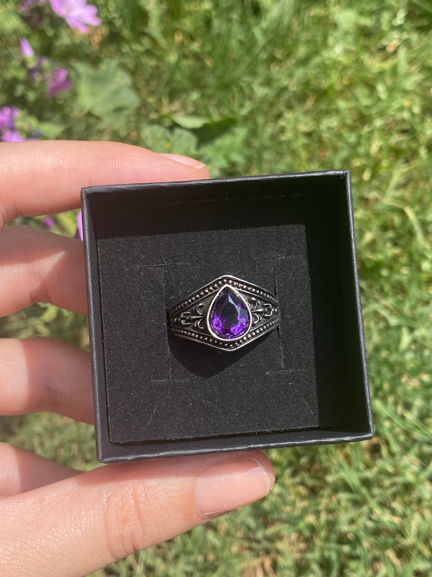Anello AMETISTA dark