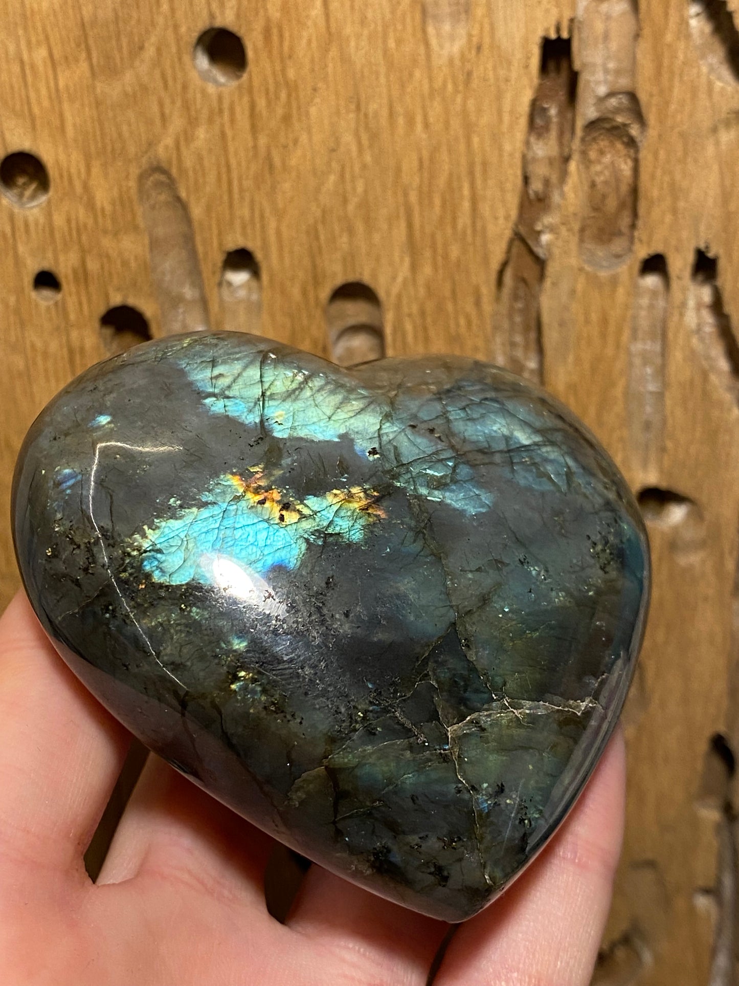 Cuore in labradorite