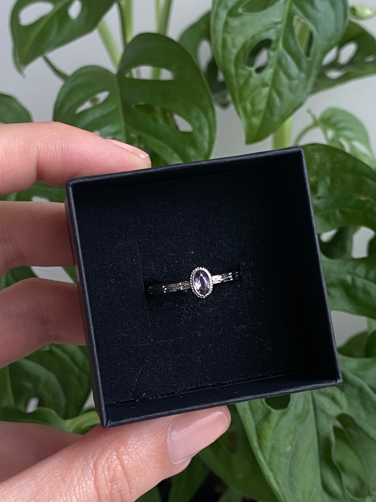 Anello AMETISTA chiara