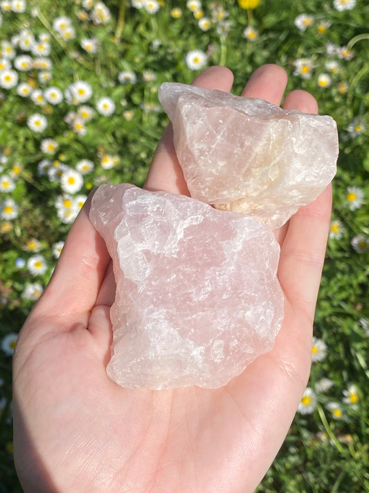 Quarzo rosa grezzo