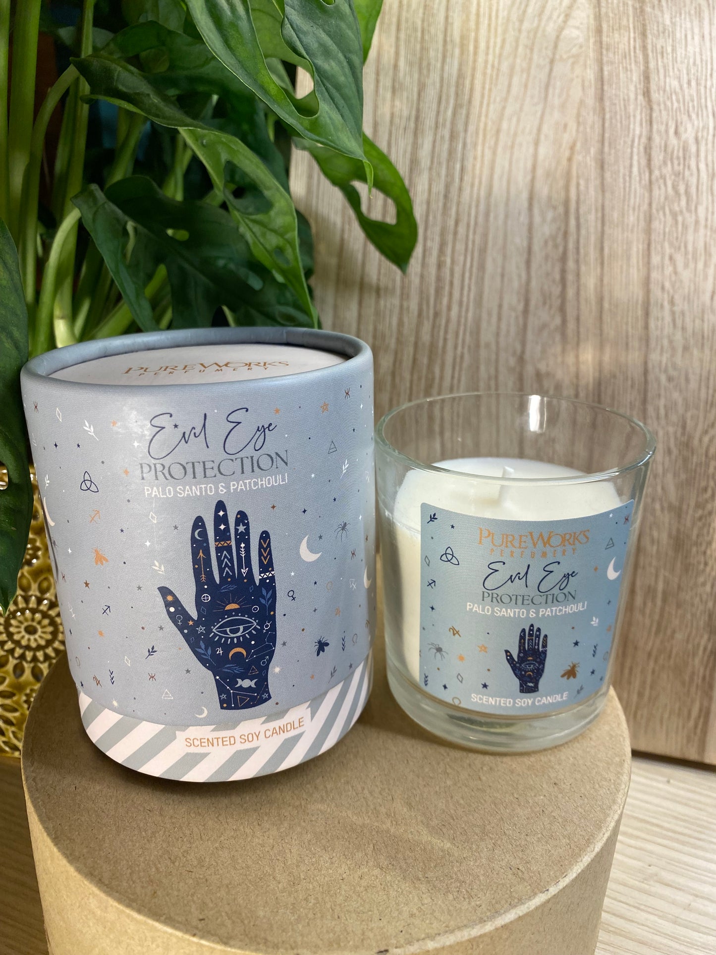 Candela palo santo e patchouli