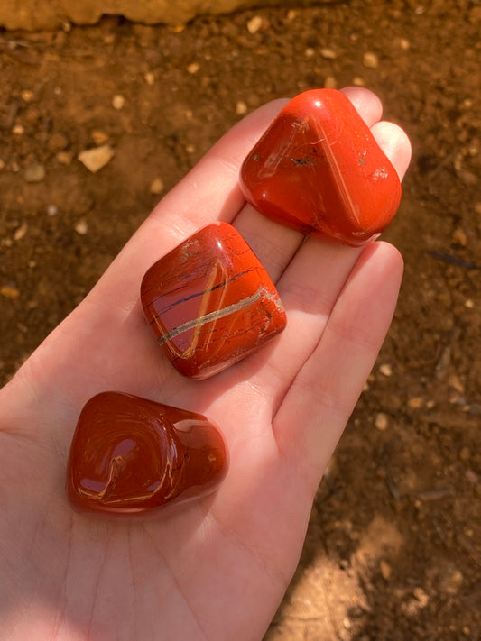 Diaspro rosso burattato