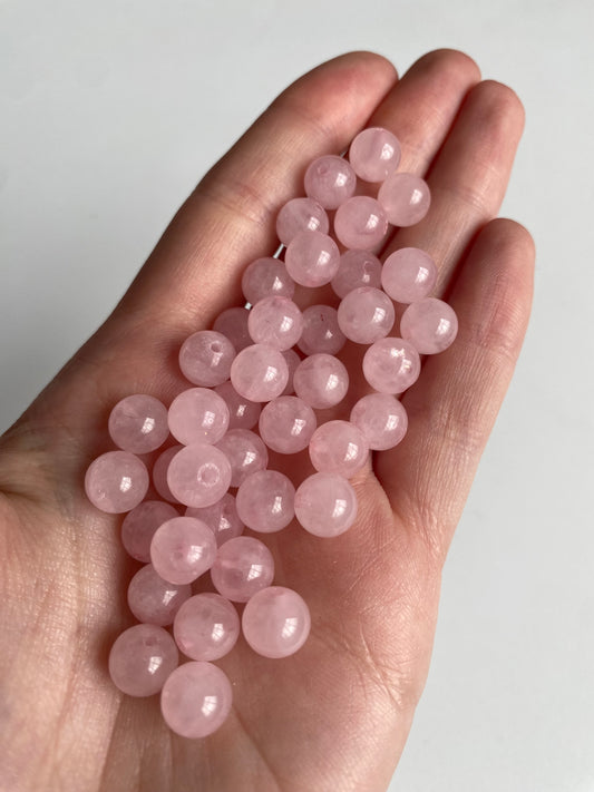 Perle Quarzo Rosa 8mm