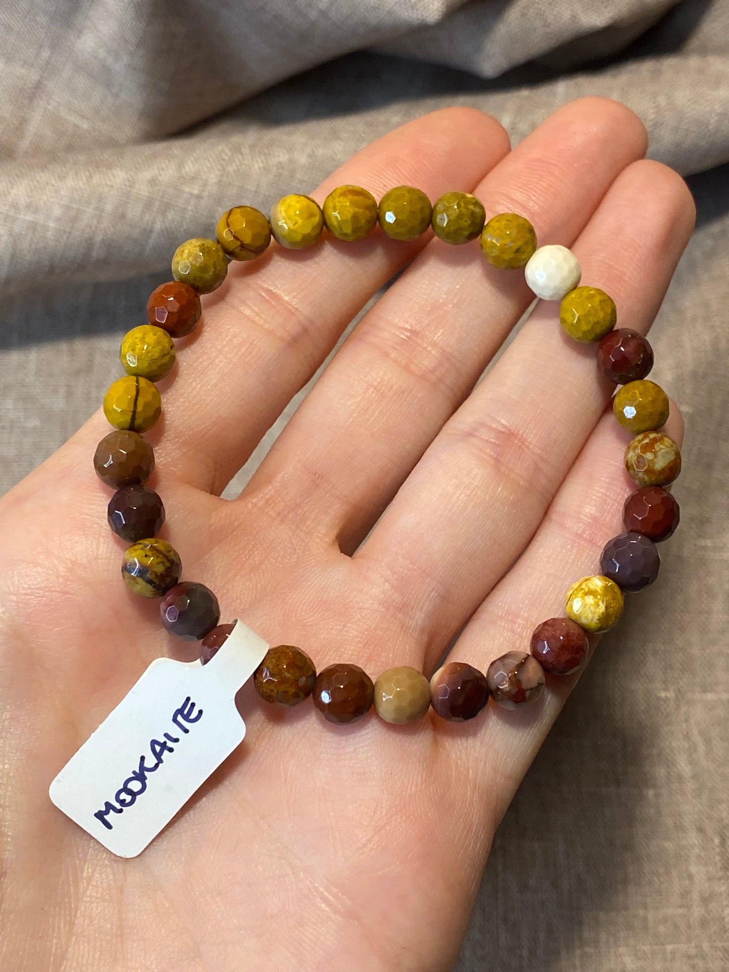 Bracciali sfere sfaccettate (6mm)