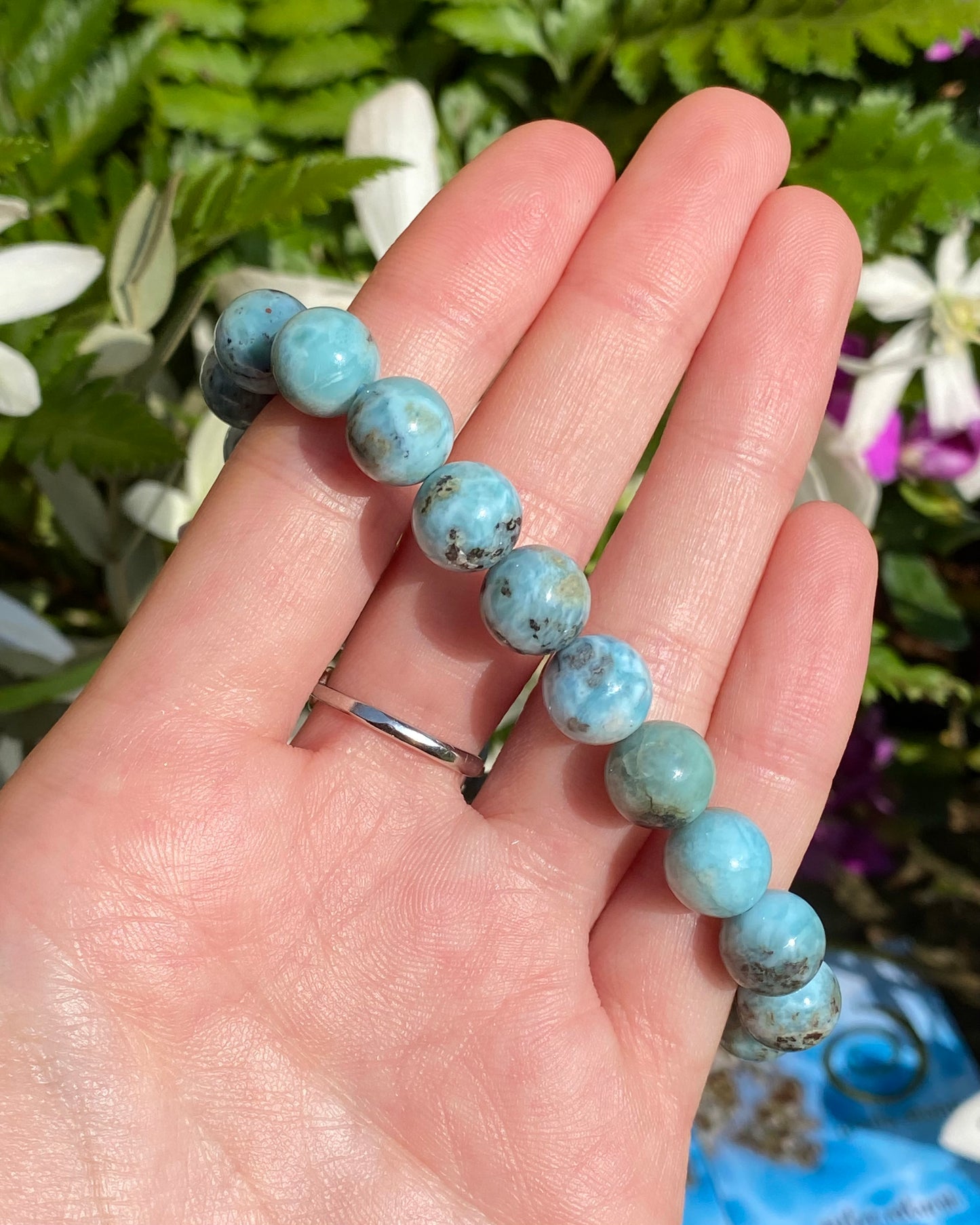 Bracciale sfere LARIMAR
