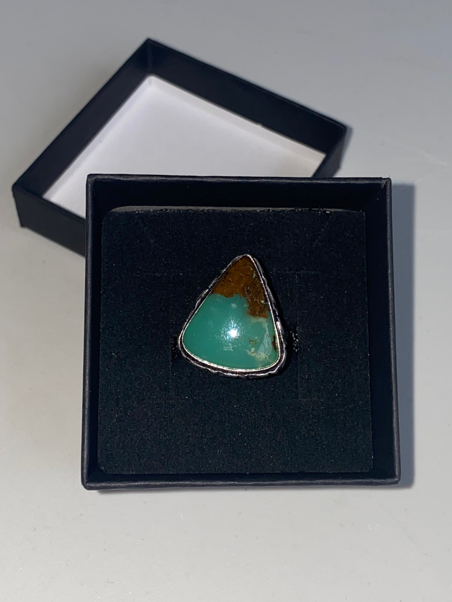 Anello CRISOPRASIO argento 925