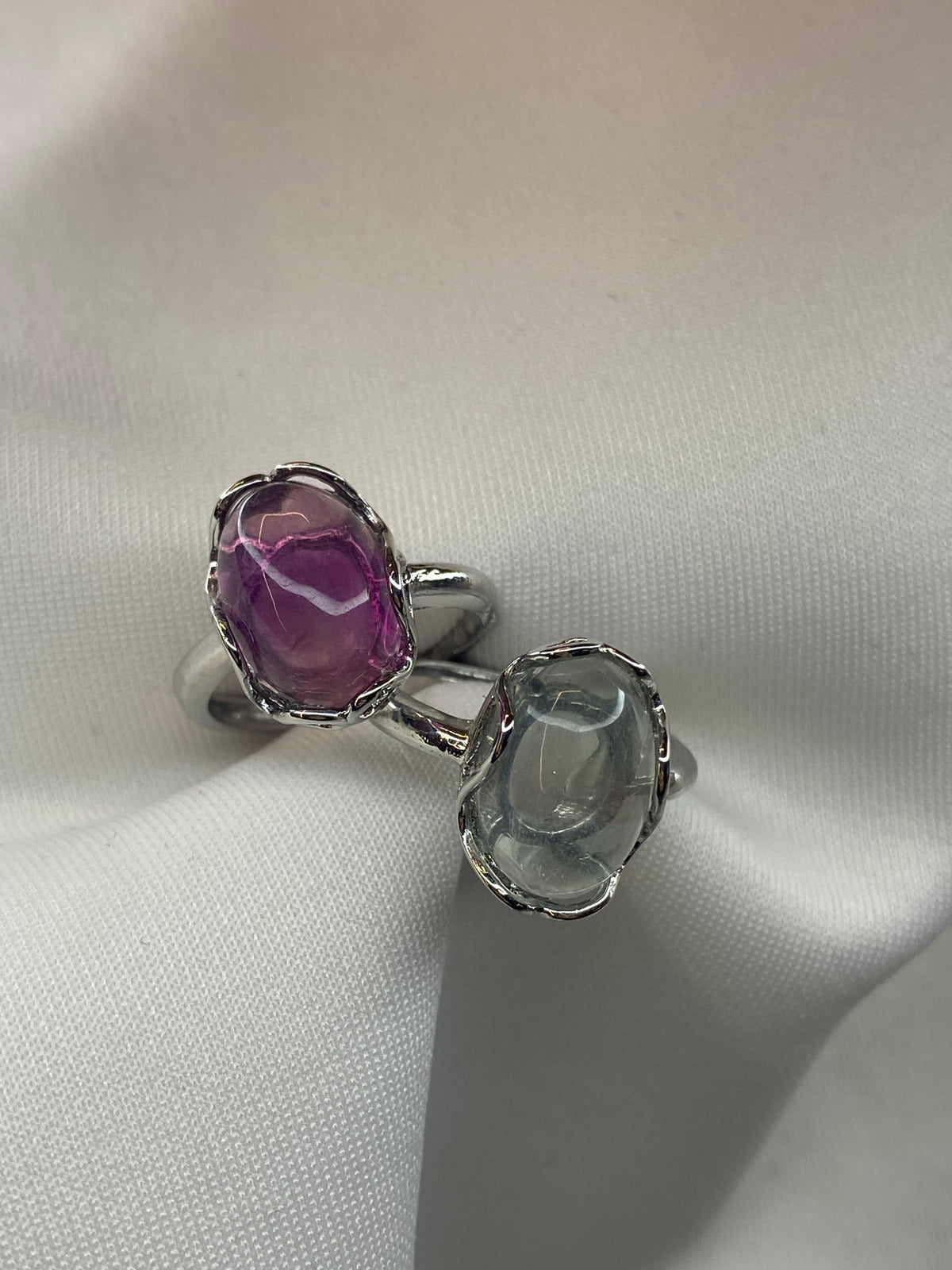 Anello Fluorite Arcobaleno